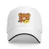 New Rilakkuma Baseball Cap Hip Hop Kawaii Bears Cute Animals Sandwich Hat Unisex Style Adjustable Headwear Sport