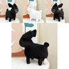 Gubby Plush Black White Red Rabbit Animal Toy With Pp Cotton Filling For Kids And Collectors