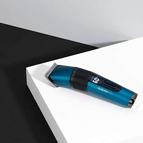 Babyliss E990E Electric Hair Clipper Japanese Steel Blades Black Blue