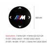 1Pcs Car Multimedia Knob Button Cover Sticker Accessories For BMW G80 G06 G07 G42 G14 G15 G16 F82 F20 F21 F83 M2 M3 M4 M5 M8 F95 SO0