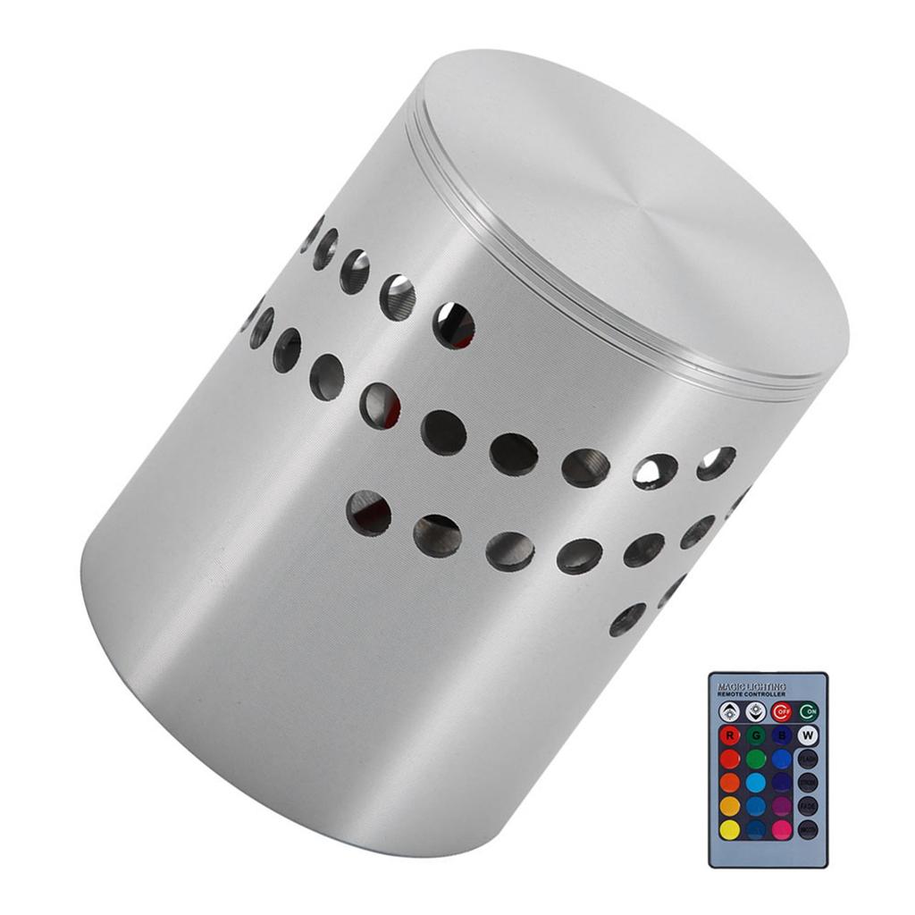 3W LED Wall Lamp Aluminum Indoor Lighting For KTV Bar Decor Light with Remote Control