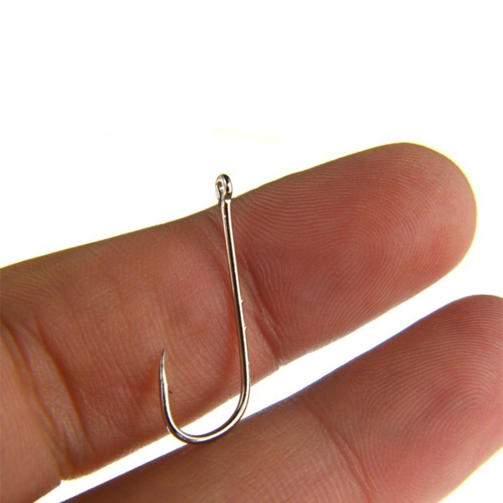 50Pcs Long Shank Fish Hooks Long Shank Fishing Baits Hooks Fishing Lures Hooks Freshwater Fishing