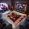 1PC Custom Name Knightly Valor Chivalry Theme Floor Mat Ideal for Living Room, Game Rooms, Office, Bedroom,Floor Mat Playful Design