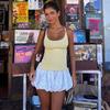 Knitted Halter Camisole Sleeveless Slim Top