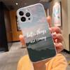 Phone Case For iphone 17 Pro Max Air 16 15 14 13 Pro Max 15 16 Pro 15Plus Travel Mountain Forest Sea Beach quotes