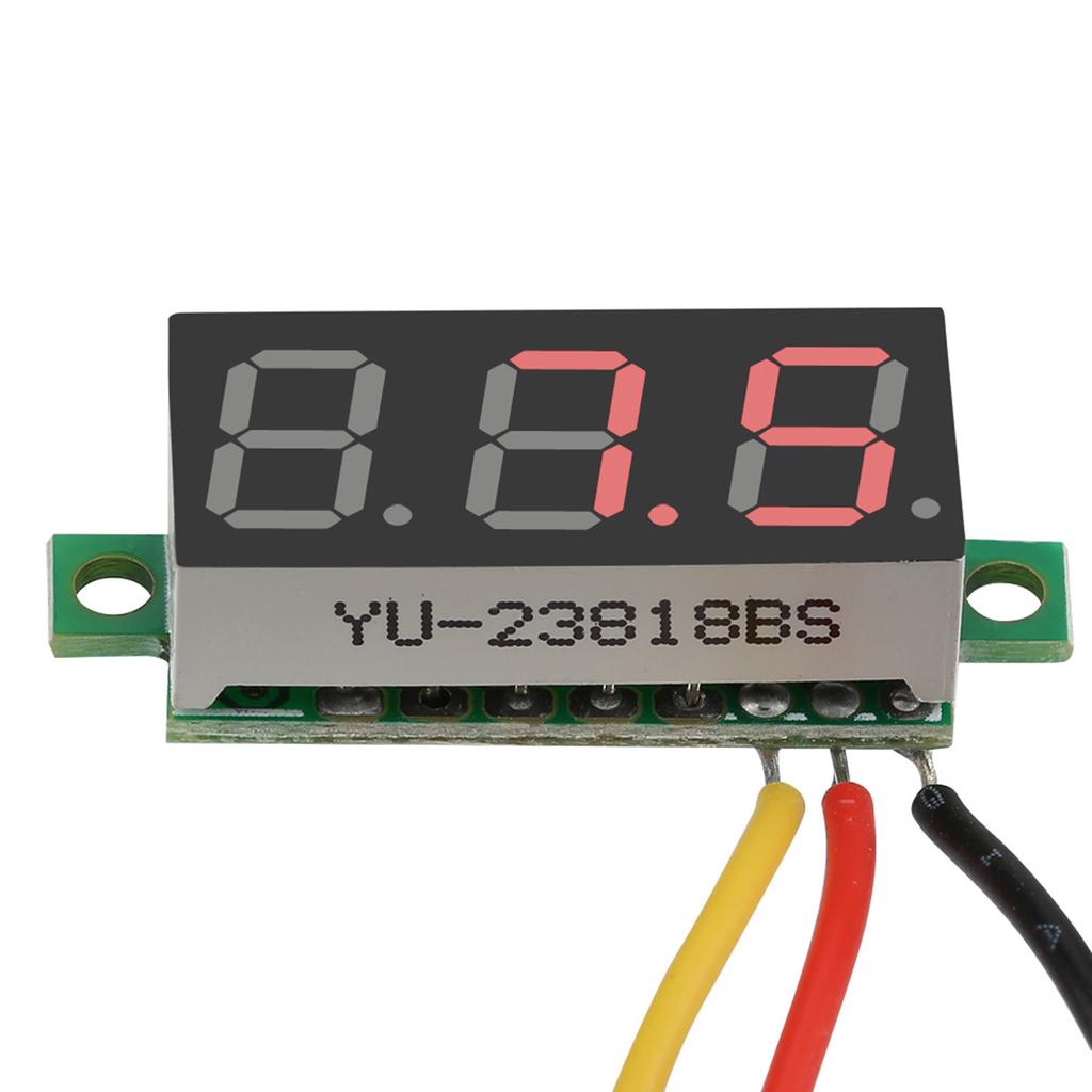 1pc Digital 0.28 LED Display Voltmeter DC Current Meter Panel 0 100V (Red)