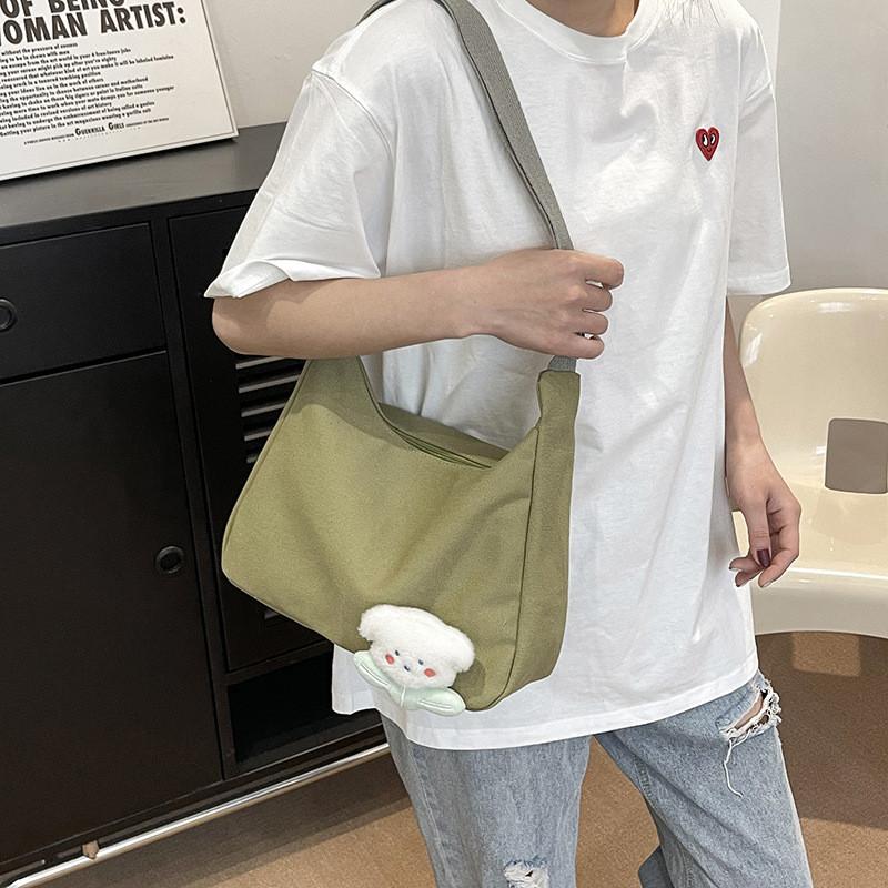Stylish Canvas Tote Bag For Women In Summer Perfect For Casual Commute And Daily Use
