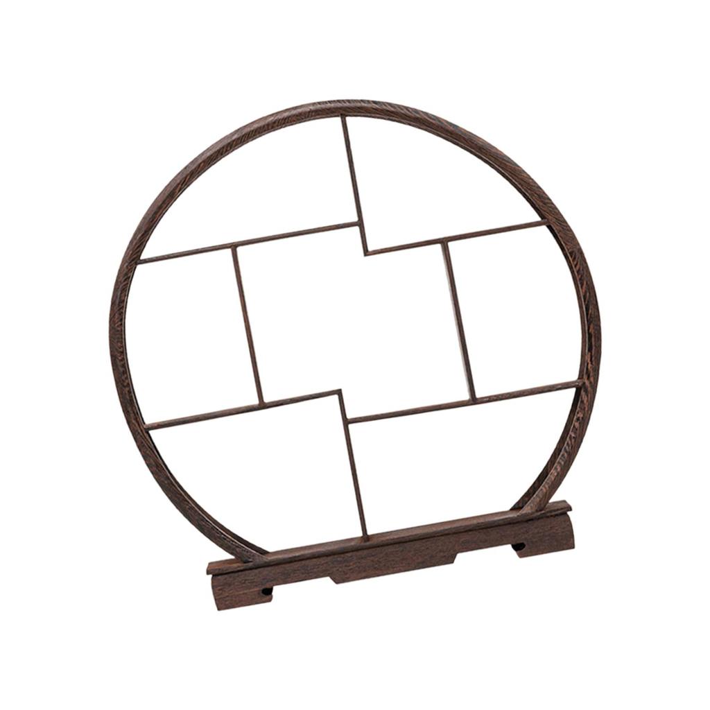 Wooden Display Stand Teapot Stand Showcase Decorative Crafts Display Rack for Office Living Room Desktop Cabinets Antique Store