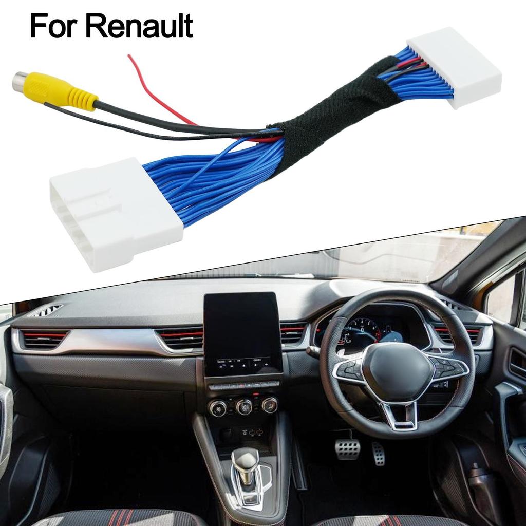 ABS Material 32 Pin Adapter Cable Car Reversing Camera Adapter