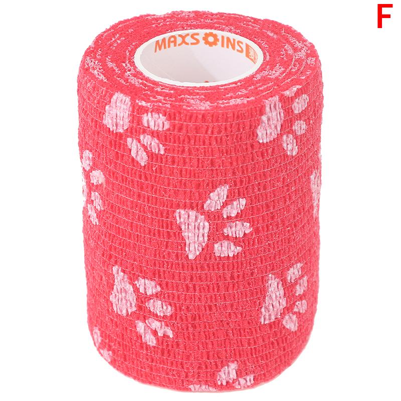 Self-Adhesive Elastic Bandage For Pet Dog Cat Bandage Leg Cover Protector Strap