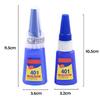 20g Strong Transparent 401 Glue Soft Shoes Manicure Repair Metal Plastic Accessories Multi-Functional Adhesive Super Glue