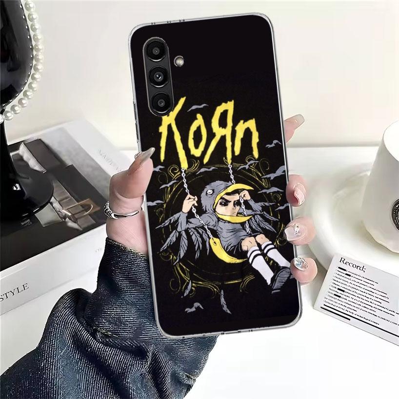 

K-Korn Rock Band Phone Case For Samsung Galaxy A13 A14 A15 A16 A17 A53 A54 A55 A56 A57 A33 A34 A35 A36 A37 A23 A24 A25 A26 Galax Samsung A07