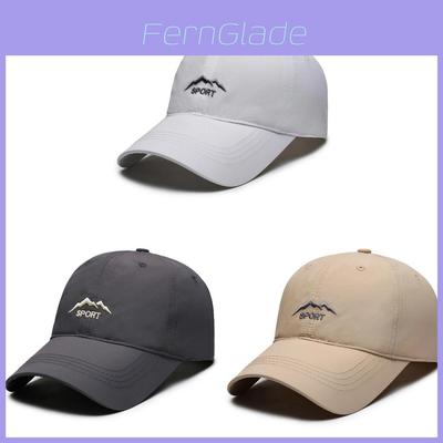 Mens Quick Dry Breathable Baseball Cap With Curved Brim For Outdoor Sun Protection