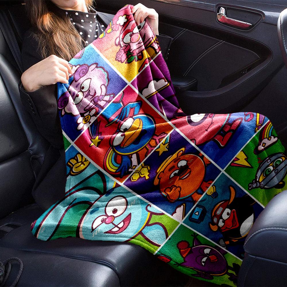 Smeshariki Blanket, High quality Comfortable for All Seasons, Home Decor, Warmth and Comfort