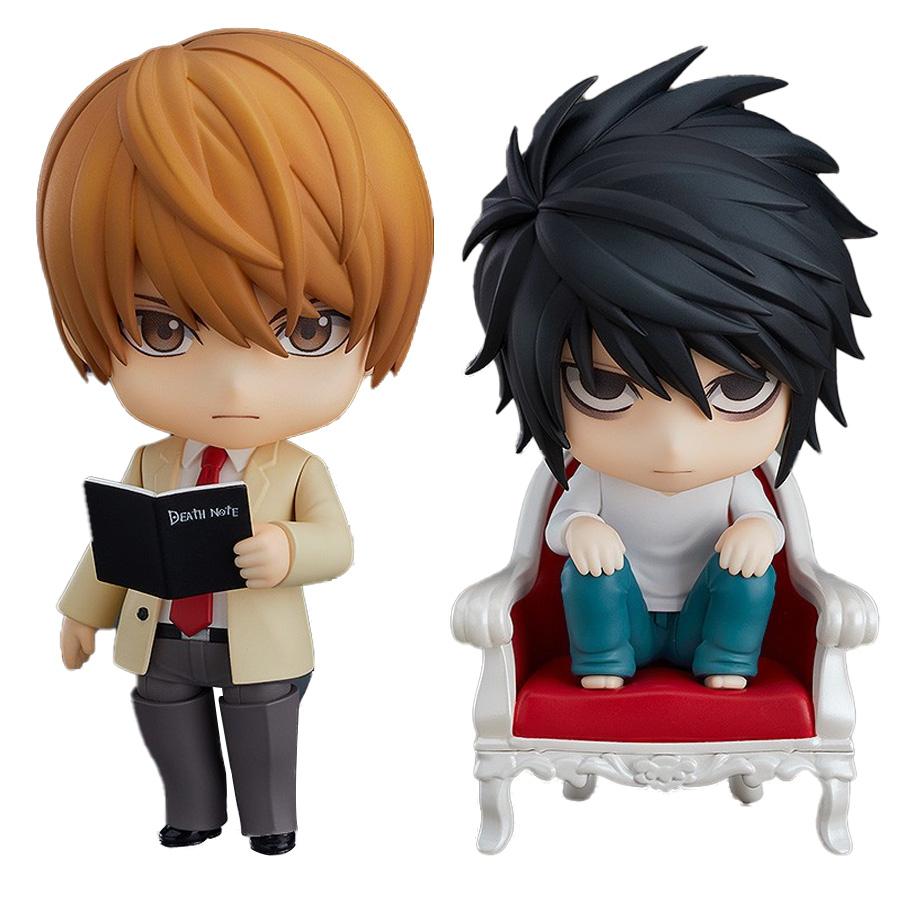 10cm Death Note Anime Figure Amane Misa Action Yagami Light Figurine Collection Model Doll Toys L PVC 2674 1200 1160 Poseable Articulated Scale