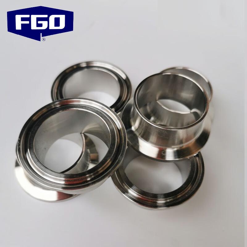 FGO 316L SS Mirror Finish Tri-Clamp to Weld Connector