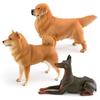 Dog Premium Realistic Figurines Shiba Inu Golden Retriever And Doberman Ideal For Home And Decor Office