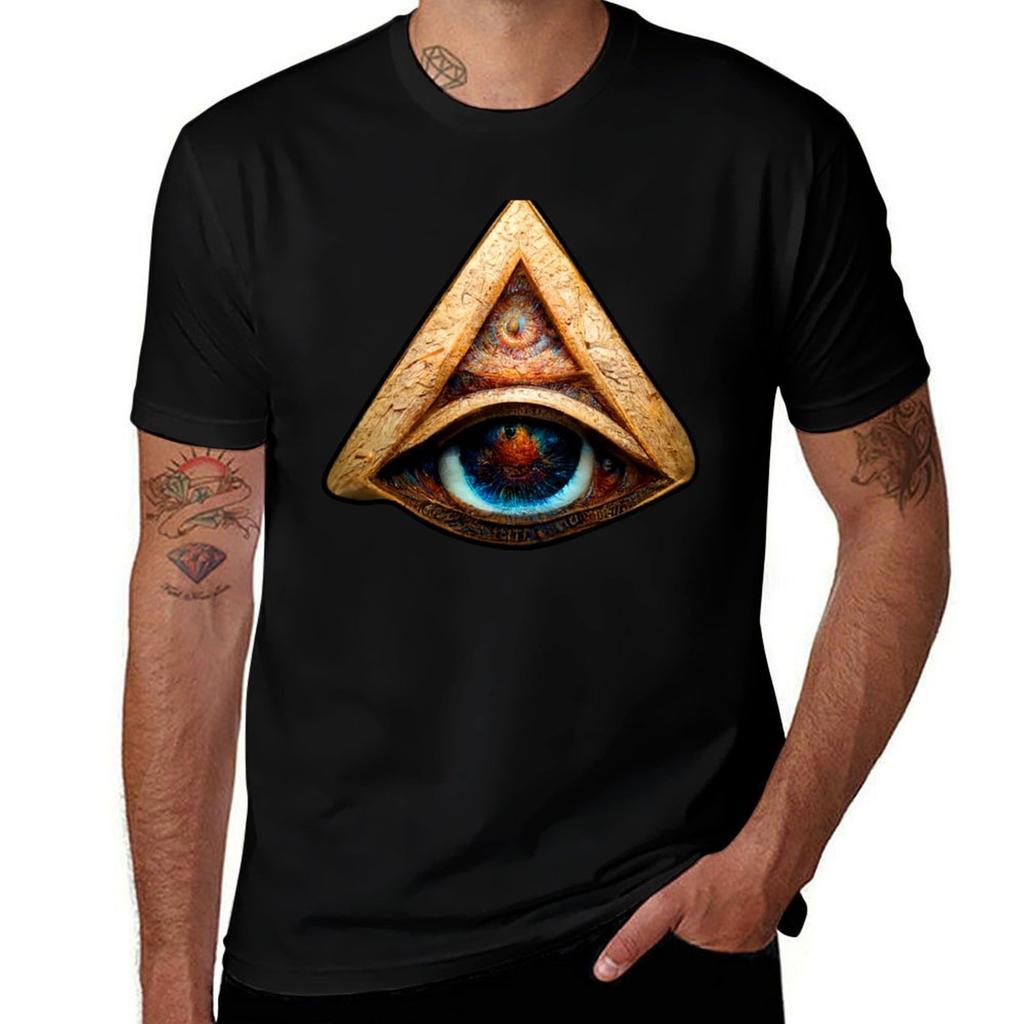 eye The allseing TShirt Soft Basic Cotton Short Sleeve Tee