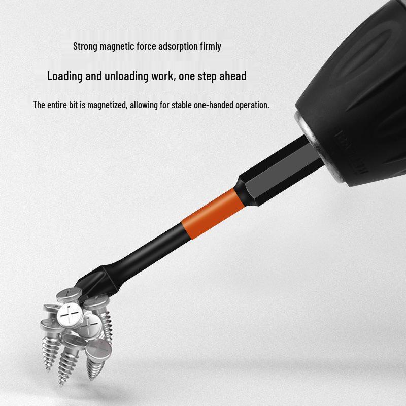 Industrial-Grade Impact-Resistant Magnetic Electric Screwdriver with High-Hardness Cross Bit.