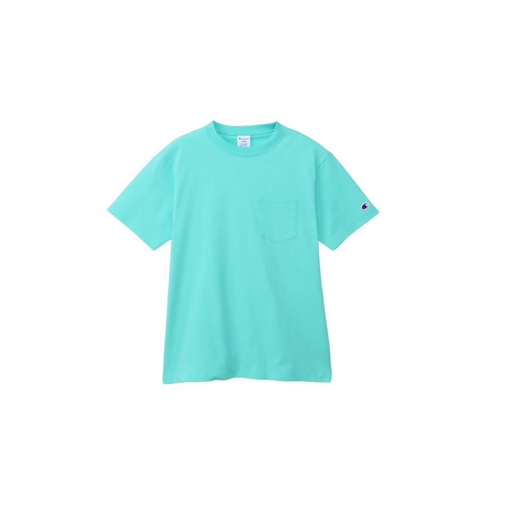 Short-sleeved T-shirt, crew neck, 100% cotton, COTTON USA, short-sleeved pocket T-shirt, basic,