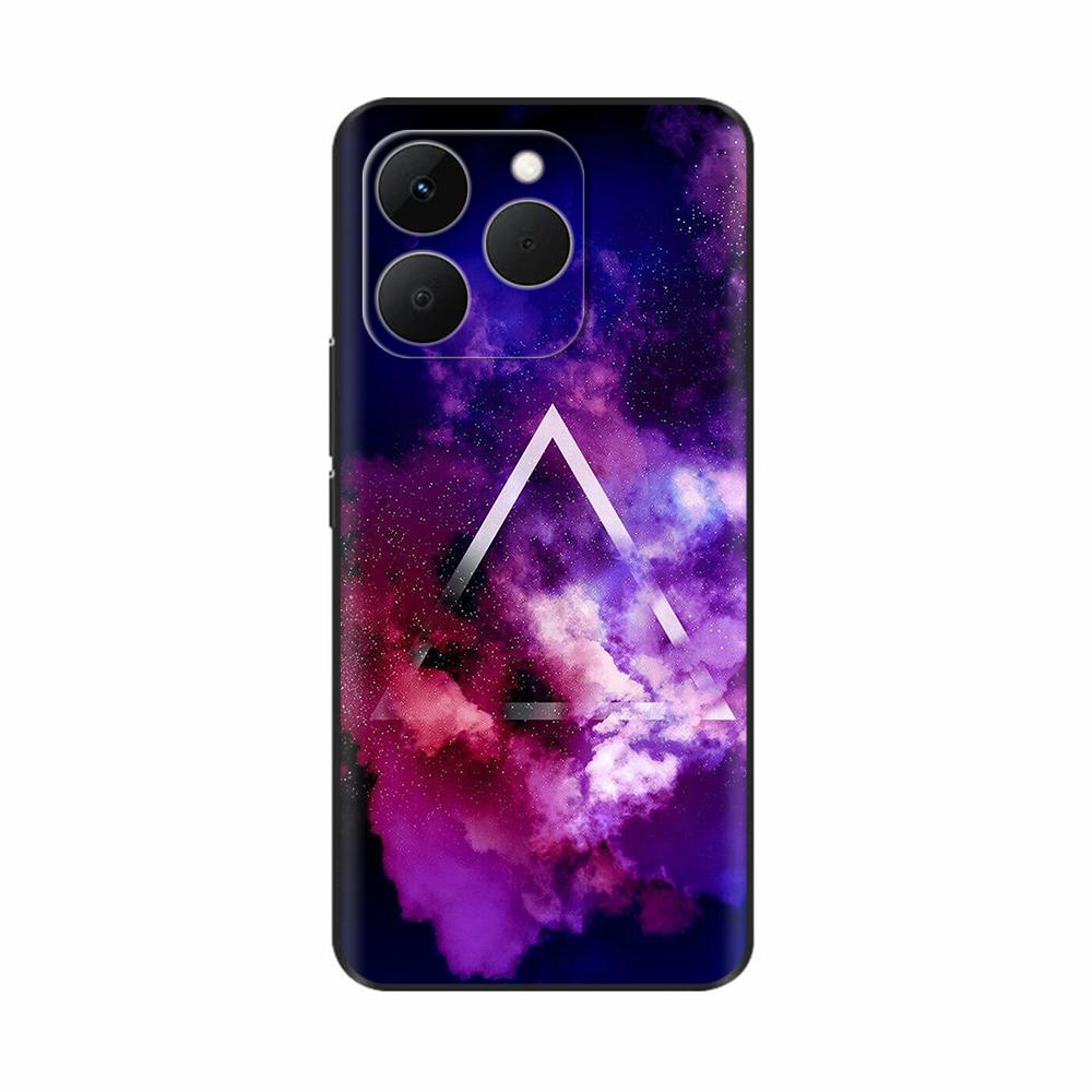 For Realme 15T 5G Case Soft Silicone Bumper Cartoon Flower Skull Painting Back Cover For Oppo Realme 15T 15 T Phone Cases Funda