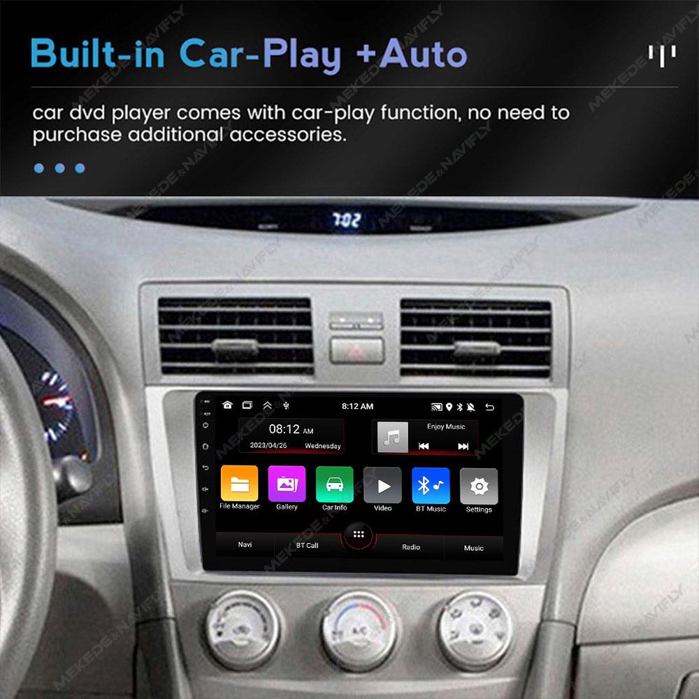 Navifly 2 Din Android auto radio multimedia player video pentru Toyota Camry 7 XV 40 50 2006-2011 unitate principală de navigație GPS Carplay
