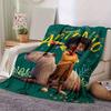 1pc, Antonio's Adventure: A Cozy Home Decor Gift Soft Flannel Blanket for Bedroom, Living Room, Travel, Camping, Car