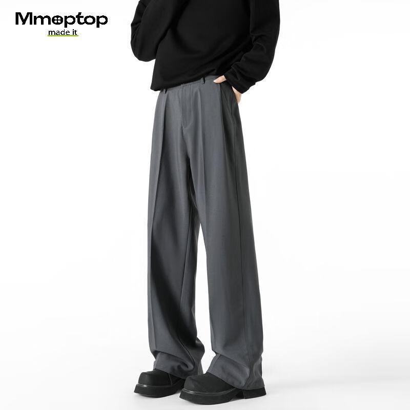 MMOPTOP Men's Retro Style Casual Trousers