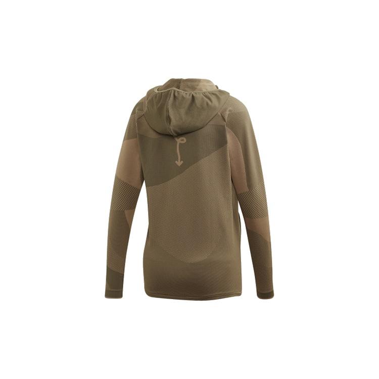 (WMNS) adidas x WOOD WOOD Crossover Casual Sports Hooded Jacket Gray Green Women's FL2844