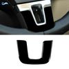 Piano Black Car Interior Steering Wheel Lower Sticker Trim For VW Golf MK6 2009-2013 PASSAT B7 CC Tiguan 2011-2016 Jetta Touran