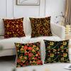 Ukrainian Folk Pattern Pillow Case Short Plush Print Cushion Cover Square Throw Pillow Covers Sofa Home Decor