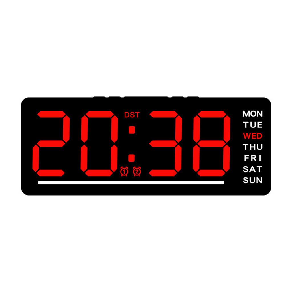 LED Digital Clock Featuring 12/24Hour Format And Automatic Night Modes Alarm Clock Perfect For Home Or Desk Use