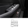 Window Switch Button Garnish Trim 5PCS Fit For Benz GLA CLA 2013- ABS Silver