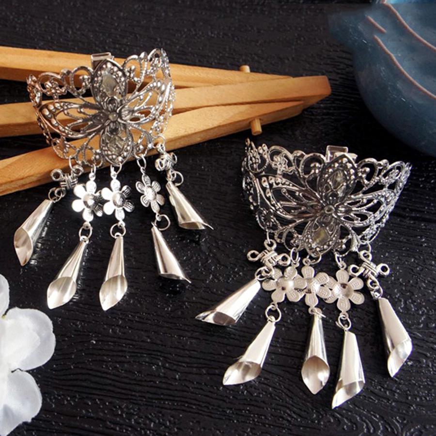 Vintage Women's Alloy Hair Clips Pin Hairpins Crystal Tassel Hairpin Accessories Vintage Women's Alloy Hair Clips Pin Hairpins Crystal Tassel Hairpin Accessories
