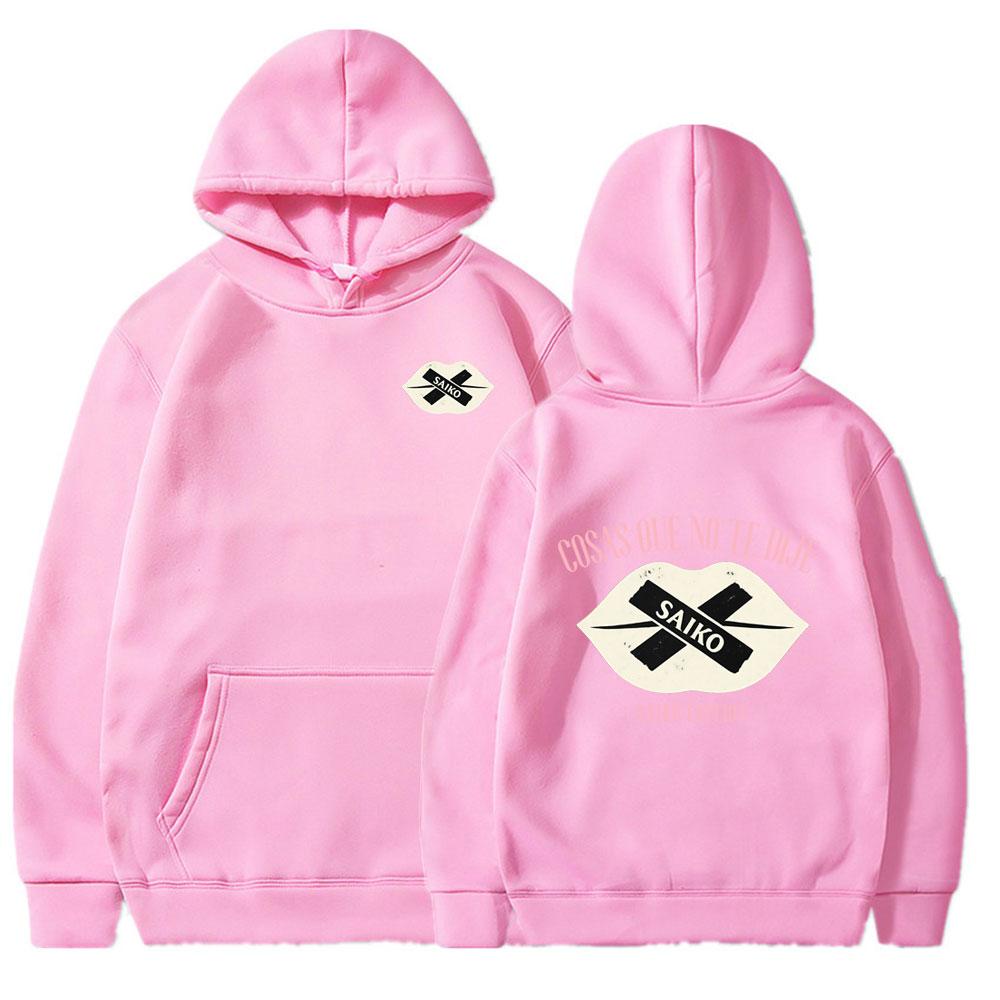Rapper Saiko Cosas Que No Te Dije Merch Tops Men's Women Clothing Casual Oversized Streetwears Fashion Vintage Style Couple Wear