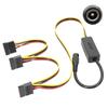 Napájecí kabel DC 5525 pro pevný disk SATA, DC 12V na 4pinový Molex Hdd kabel, snižující regulátor napětí