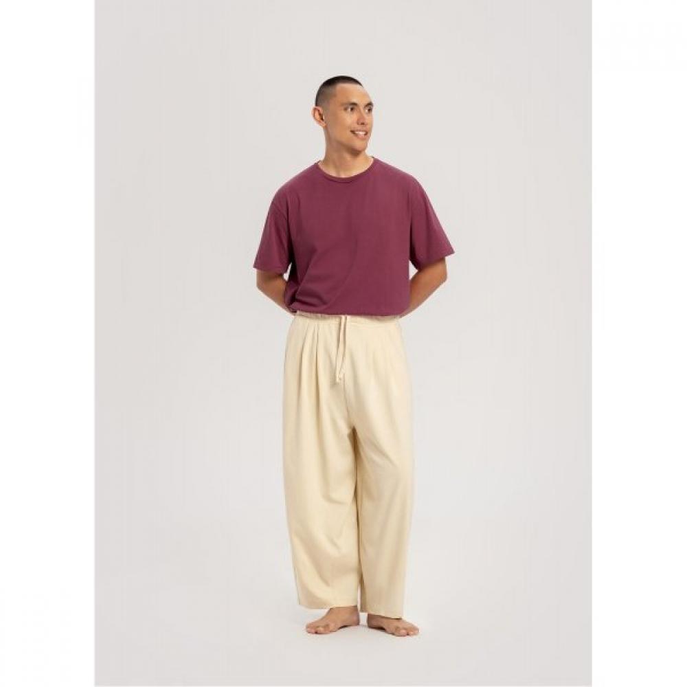 Budhi Mudra Tuck Volume Pants Bone White B61003apl52 V08