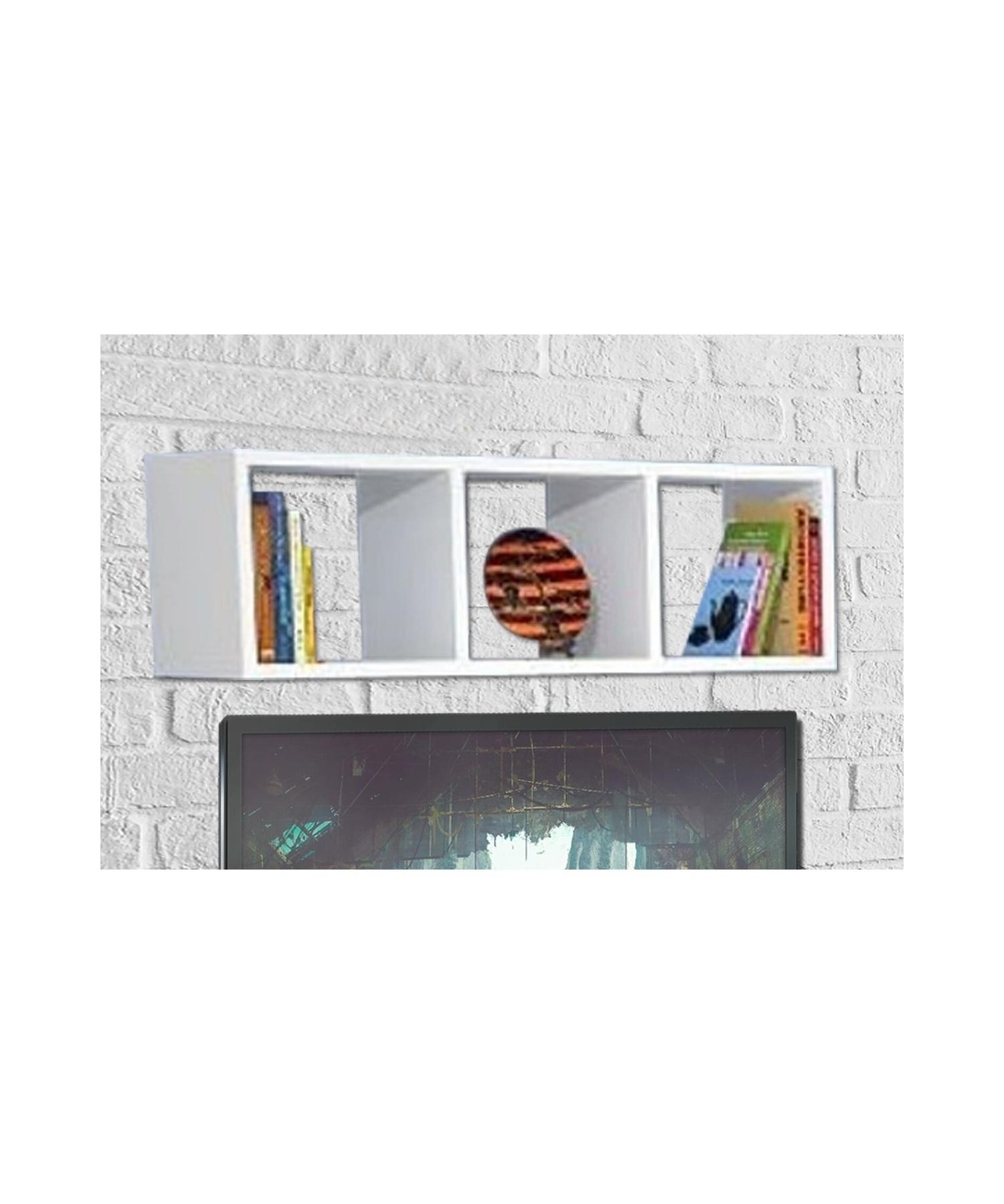 

Настенная полка 3 отсека Книжная полка