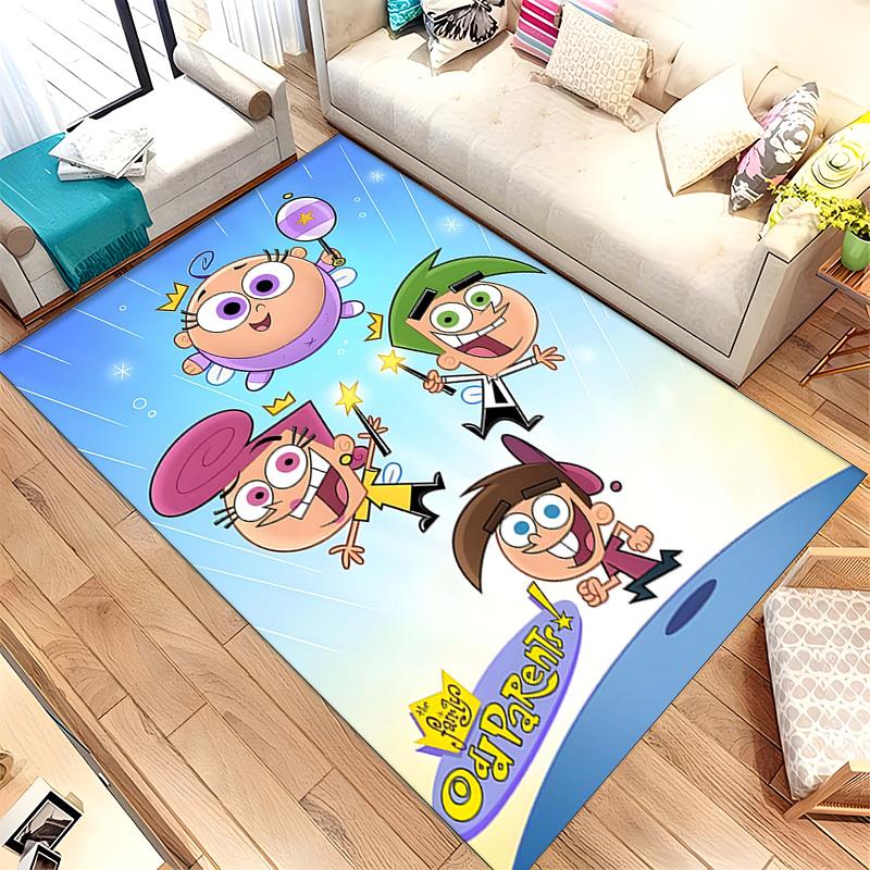 The Fairly OddParents (1) Rug Suitable For Living Rooms Bedrooms Computer Rooms Dining Areas And Placement Under Tables And Chairs Also An Ideal Choic