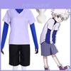 Autentyczny Kostium Cosplay Uniforma Garnitur Pełny Zestaw Killua Zoldyck z Anime Hunterhunter