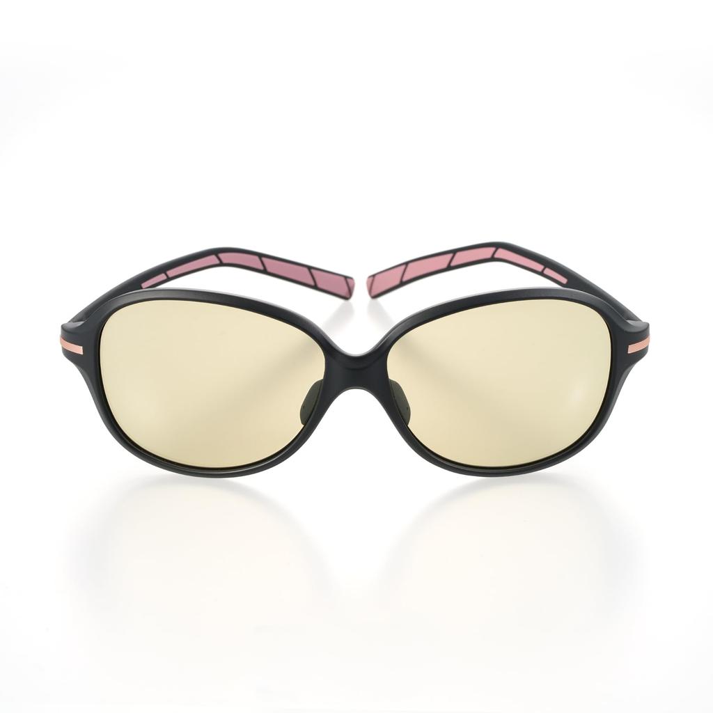 Golf Sunglasses Matte x Pink GREEN FOCUS [Bunnywalk] BW-029 BW-0294G Black/Black
