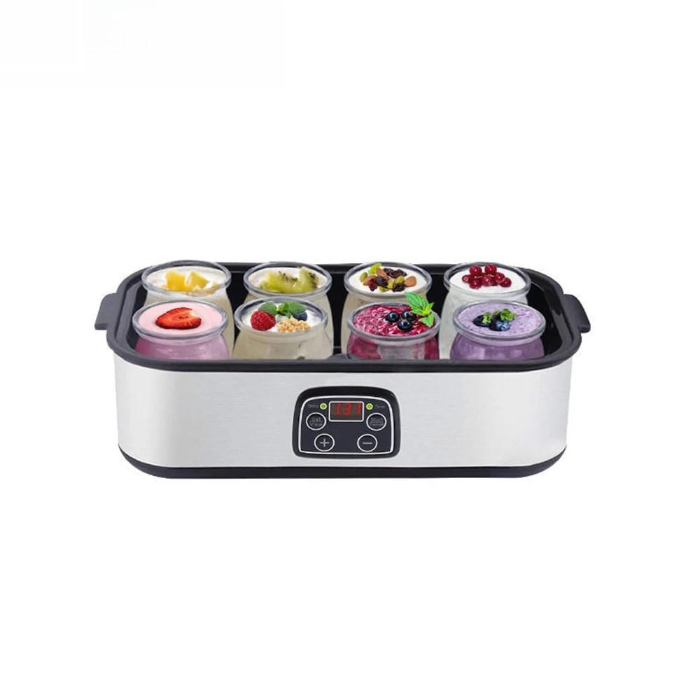 Adjustable Temperature Yogurt Machine Kitchen Food Processing Equipment Household Small Automatic Digital Yogurt Maker