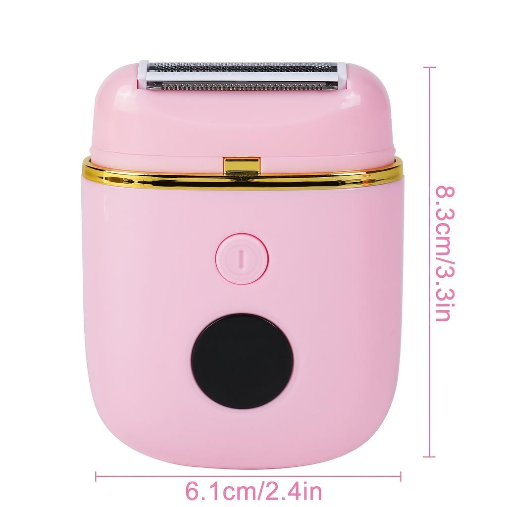 Women's Electric Shaver 2-in-1 Bikini and Body Hair Trimmer Painless USB Rechargeable shaver suitable for legs, armpits and face, portable