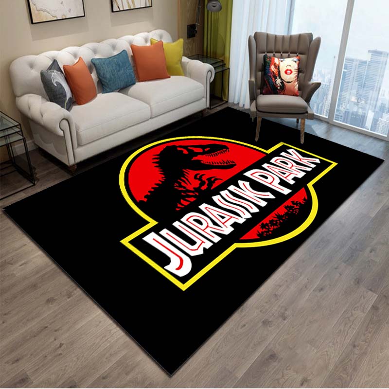 15 Size Jurassic-Park Dinosaur Area Rug Large Animal Carpet for Living Room Bedroom Sofa Doormat Decor,Child Non-slip Floor Mat