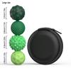Magnetic Sensory Silicone Ball Hand Touch Ball Soft Massage Training Raised Point Waist and Back Foot Massage Ball 4/8 pieces