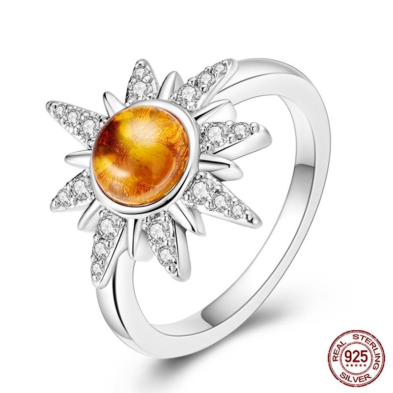 Real 925 Silver Plate Colorful Dragonfly Butterfly Cubic Zircon Rings For Women Wedding Engagement Birthday Jewelry Gift