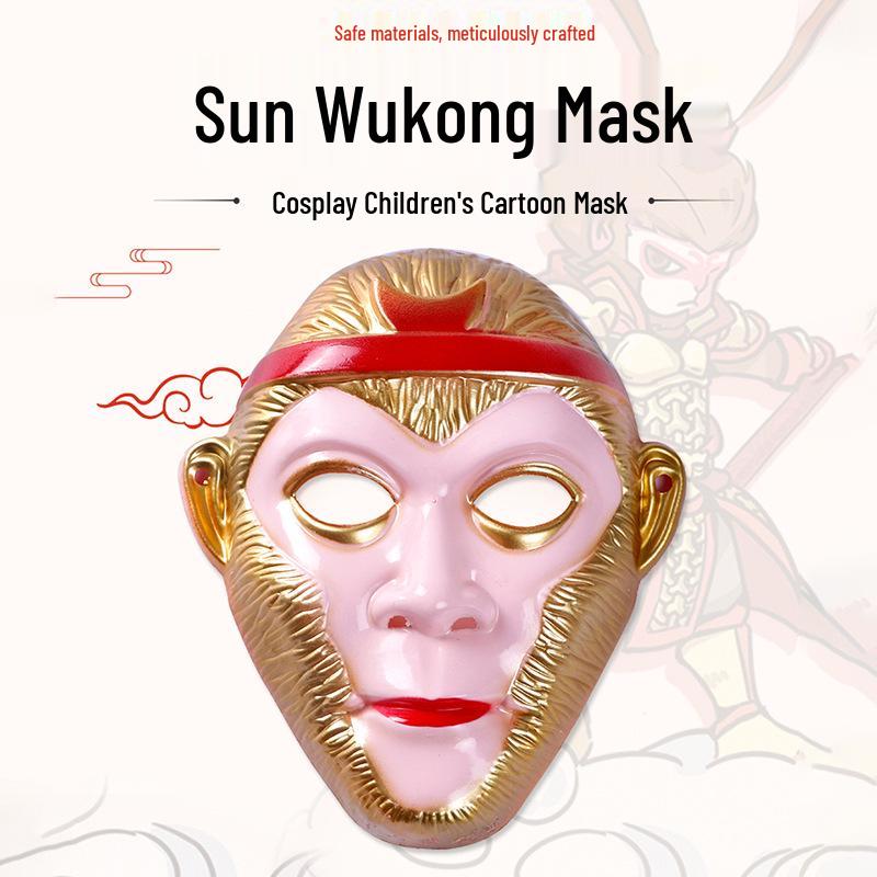 Sun Wukong Mask - Monkey Year Kids  Cartoon Mask Inspired by Journey to the West 112