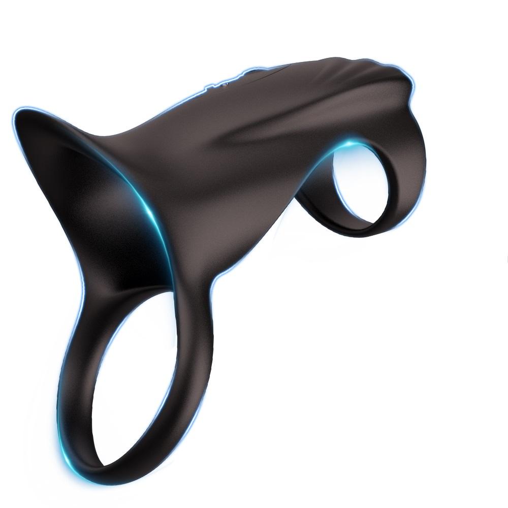 Vibrating Penis Sleeve Cock Ring Enhancing Hardness Long Lasting of Erections Male Vibrator 10 Modes Sex Toys for Men or Couples