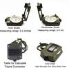 ZHUOHUA Multifunctional Tactical Survival Military Compass | Waterproof-Impact Resistant | Lensatic Sighting Compass for Hiking