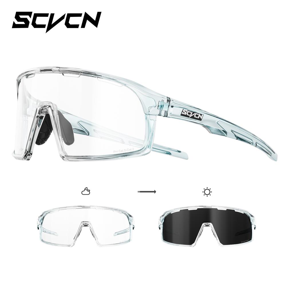 SCVCN Photochromic Cycling Sunglasses for Men Outdoor Y2k Bike Glasses Fishing Glasses Hiking Eyewear Bicycle Goggles UV400